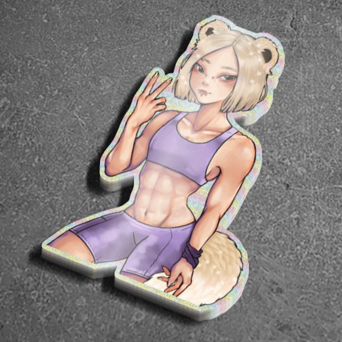Tala Sticker GLITTER STICKER – WORKOUT TALA – Iron Yokai