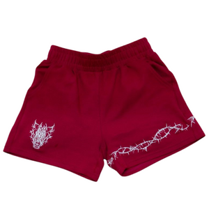 EMBROIDERED COTTON SHORTS