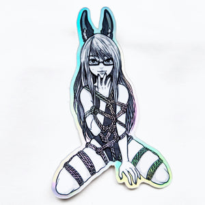 HOLOGRAPHIC STICKER PACK – BUNNY GIRLS